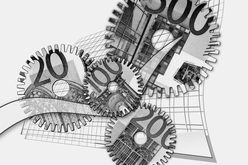 varios billetes en euros